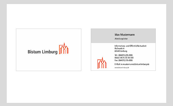 Visitenkarte Bistum Limburg